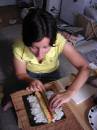 Making maki-sushi * 450 x 600 * (137KB)